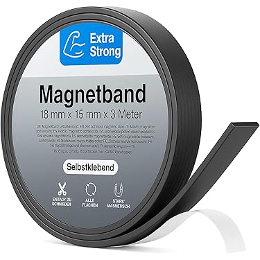 Kiuiom Bandes Souple Aimantée Magnétiques Autocollantes,Bande