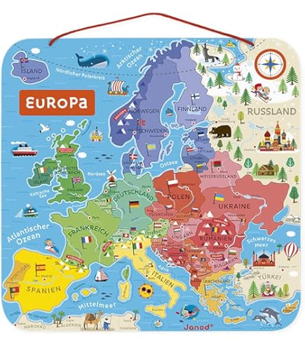 Janod 20 Piece Children’s Jigsaw Puzzle - Garden Friends - View #7