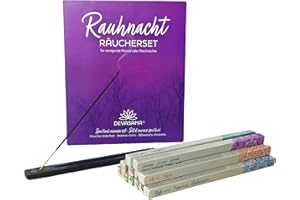 Devasana Rauhnacht Räucherstäbchen Set – Natürliche Düfte für Rituale, Reinigung & Meditation in den 12 heiligen Nächten