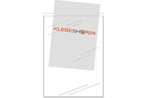 KLEBESHOP24 Fundas transparentes autoadhesivas, rectangulares, apertura en el lado estrecho, para documentos, folletos, flyers, fotos, tarjetas, etc. | DIN A5, 20 unidades