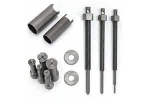 BALLSHOP 10Pcs Internal Bearing Extractor Kit 9-23mm Motorcycle Bearing Puller with 5 Sizes Open Clips Carbon Steel Bearing Puller Removal Tool Set for Motorcycle Flywheels Generator