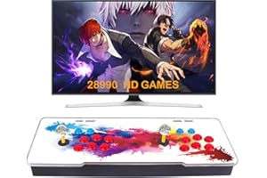 TIMITS console di gioco arcade，Console Arcade Video, Console Pandora Arcade, con 28990 giochi e 8 pulsanti Console, Supporto per scheda TF + USB DIS, per PC/ PS3/ TV (VGA/HDMI/USB)