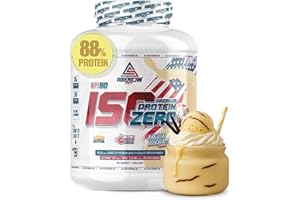 AS American Suplement | Proteina Isolada Zero 2kg | 0% Azúcares y 0% Grasa | Proteina Whey Isolate | Iso Whey Zero | Proteinas Isolate | Aumenta Músculo Sin Grasa | Bajo en Carbohidratos | Vainilla