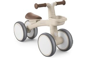 ‎KIKKA BOO KikkaBoo ZIPI Fahrrad Ohne Pedale, Laufrad mit Korb, Einstellbar, Kinderspielzeug, Baby-Geschenk