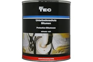 KWASNY AutoK Unterbodenschutz - Unterbodenschutz Bitumen Streichlack, 2500 g, schwarz - Schutz vor Steinschlag, Salz, Rost, Wasser uvm