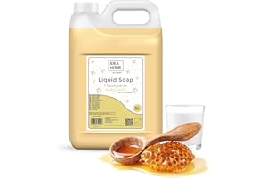 IDEA HOME FRAGANTE Mydło w płynie do rąk 5L - Kremowe mydło, odżywcze, nawilżające, odpowiednie dla wszystkich rodzajów skóry - idealne do dozowników, Mleko i Miód