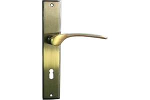 Alpertec 32214363 Nelson-LS Messing brüniert für Zimmertüren Drückergarnitur Türdrücker Türbeschläge Neu