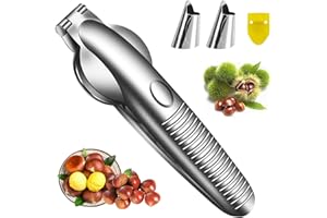 HBSFBH Cortador de Castañas, Alicates Castañas, Abridor Castañas, Cortador de Castañas de Acero Inoxidable, Abridor Castañas Acero Inoxidable, Chestnut Cutter Opener, Pinza Castaña, Herramientas de Cocina
