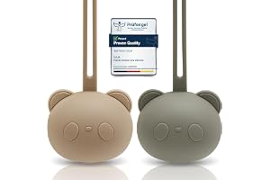 CAJA Nappbox 2-pack Nappförvaring i silikon | BPA-fri | Hygienisk förvaring för napp