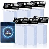 Mlikero 600 Paquete de Fundas Cartas, Perfect Fit Inner Card Sleeves, Funda Cartas para Cartas de Comercio, Cartas de Deporte