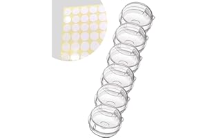 ANCUIOYZ Herd Kindersicherung, 6 Stück Herdschutz Baby Sicherung Herd Schalter Schutz Herdschutz Knöpfe Herd Knob Abdeckungen, Geeignet für Backöfen, Herde, Gasherde in der Küche（Schutzhülle + Aufkleber）