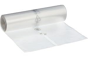 Sacs poubelle DEISS Premium, Blanc ou transparent, 70 ou 120 l, 120 Liter - 60 my, transparent, 1