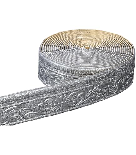 Bordo Autoadesivo Per Pareti YXHZVON - Carta Da Parati Angolare In PVC, Effetto Marmo, Grigio - Foto 10