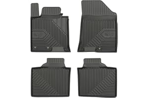 M MOTOS Tapis de sol caoutchouc pour Hyundai i40 2011-2019 Améliorez Votre Confort de Voyage avec Le tapis noir antidérapant Auto No.77- tapis voiture Tous Temps pour Voiture, Protection Contre les sa