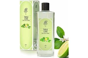 Rebul Lime Eau de Cologne | Kölnisch Wasser für Herren Glasflasche 250ml After Shave, Cologne, Rasierwasser für Herren und Damen - Rebul Kolonya