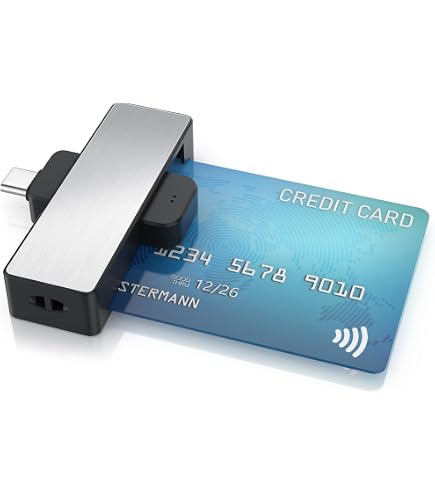 SCM UTrust SCR3500 C Smartcardlezer – USB-C, Contactgevoelig, Voor ID-kaarten, E-banking En Beveiliging, Compact En Draagbaar