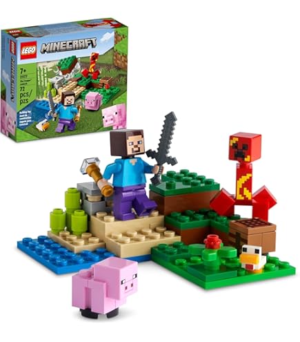 21180 Lego Amazon.com: LEGO Minecraft The Guardian Battle Toy Building