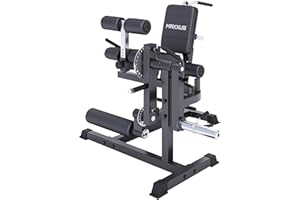 MAXXUS Machine Musculation Pro - Multifonction, Leg Curl, Developper Coucher, Positions Réglables, Pieds Antidérapants, Charge Max 100kg - Appareil Musculation, Fitness Materiel, Sport, Home Gym