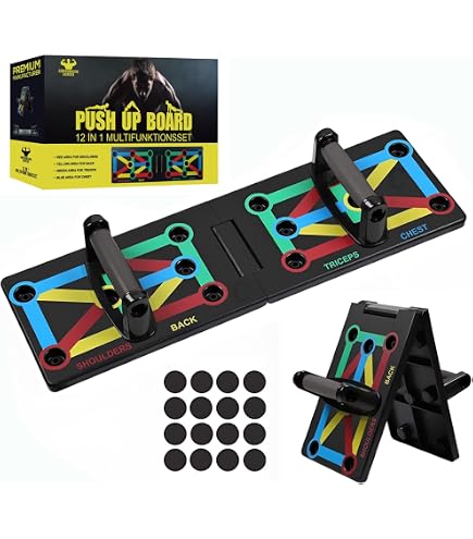 Planche De Pompes GAOUTO – Compteur LCD – 30 Variantes – Poignées Ergo – Matériau Haute Résistance – Entraînement Maison