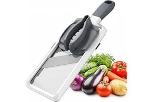 UMICIAGA Mandoline Vegetable Slicer for Kitchen - Adjustable 3-Function Thickness,Comfort Grip&Safety Hand Guard,Adjustable Vegetable Slicer,Mandolin,Onion,Potato,Tomato, Cucumber Salad Food Slicer.
