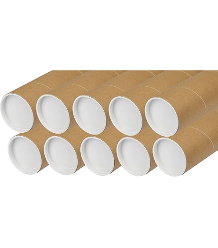 Karton-billiger Planbox Versandhülse – Teleskopierbar, 5 Längen Von 435–1005 Mm, Für Poster & Pläne, Ohne Sperrgut