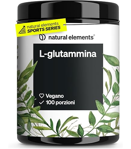 Now Foods, L-Glutamine (L-Glutammina), 500 mg, 120 Capsule vegan, Testato in Laboratorio, Aminoacido, Senza Glutine, Senza Soia, Vegetariano
