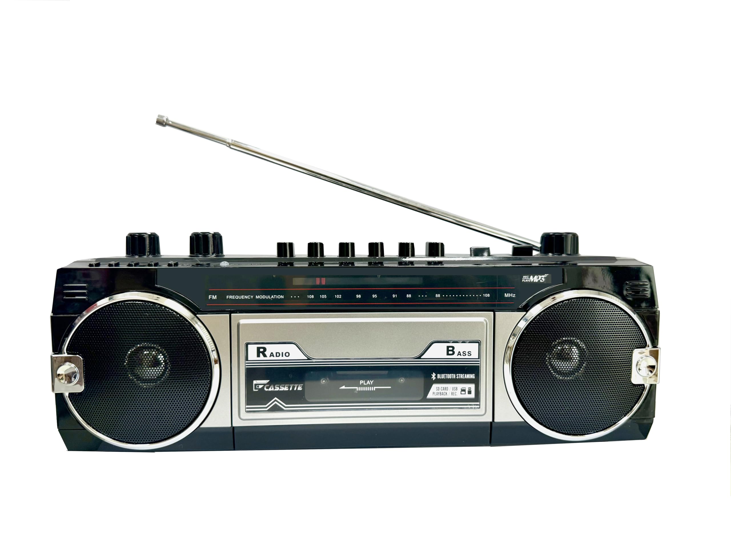 Retro Boombox Review: FM Radio and Cassette to USB Converter Features