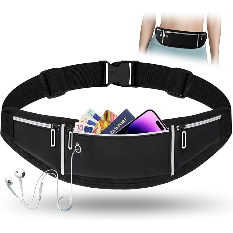 Ceinture Running Avec Pochette Téléphone Portable Sport, Ceinture