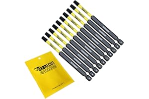 10 x SabreCut SCRSQ289_10 89 mm SQ2 kwadratowy magnetyczny śrubokręt udarowy zestaw końcówek wkrętaków jednokońcowych wytrzymały kompatybilny z Dewalt Milwaukee Bosch Makita i innymi