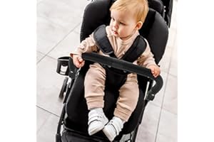 JETHMA Bumper Bar for Stroller, Adjustable Angle Armrest Handlebar Crossbar, Stroller Accessory Multifunctional Stroller Bumper Handle for Bugaboo Bee 3/5/6