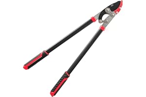 GARDEN V PRO Élagueur professionnel SK5 | Coupe-haies à enclume, action composée, coupe-arbres – Outil à main ovale ergonomique de jardinage, branche sans effort, coupe du bois, jusqu'à 5,1 cm de capacité