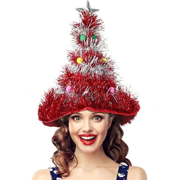 Chapeau haut de forme Père Noël dans la cheminée adulte Chapeau Noël
