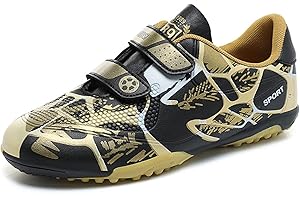 Sainilei Scarpe da Calcio Ragazzi FG/AG Professionale All'aperto Calcio da Scarpe Ragazzo TF Allenamento Bambini Teenage Spike