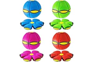 LOVOICE Giocattolo con Palla Magica con luci per Bambini, Giocattoli con Disco Volante Stomp Magic Ball, Regali di Natale per Sport all'Aria Aperta per Ragazzi e Ragazze