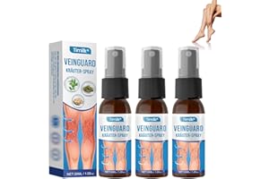 YESTREE Timilk VeinGuard Kräuterspray, Professional Veinhealing Krampfadern Spray, Timilk Krampfadern-beruhigendes spray, Veinhealing Varicose Veins Spray for Legs 30ML (3 Stück)