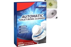 KOAHDE Compresse per la Pulizia di WC,Pastiglie per Pulizia Toilette,Compresse per Pulizia Toilette,Pastiglie per la Pulizia WC,Detergente Anticalcare per WC,Pastiglie per la Pulizia del Bagno,12Pcs