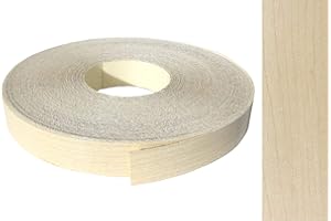 EisenRon - Cinta de melamina para bordes (22 mm x 10 m, con adhesivo termofusible), color madera de arce