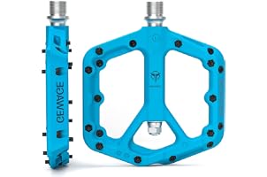 Pedali Mafiabikes In Nylon Per BMX, MTB, Wheelie Bike - Attacco 9/16, Neri, Piattaforma