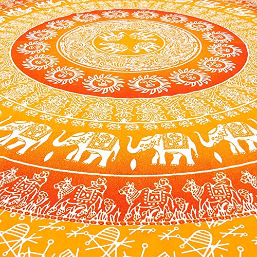 Goood Mal Queen Size Mandala Tapisserie Wand hängen Dekor Große Bohemian Hippie-Style Strand - 5