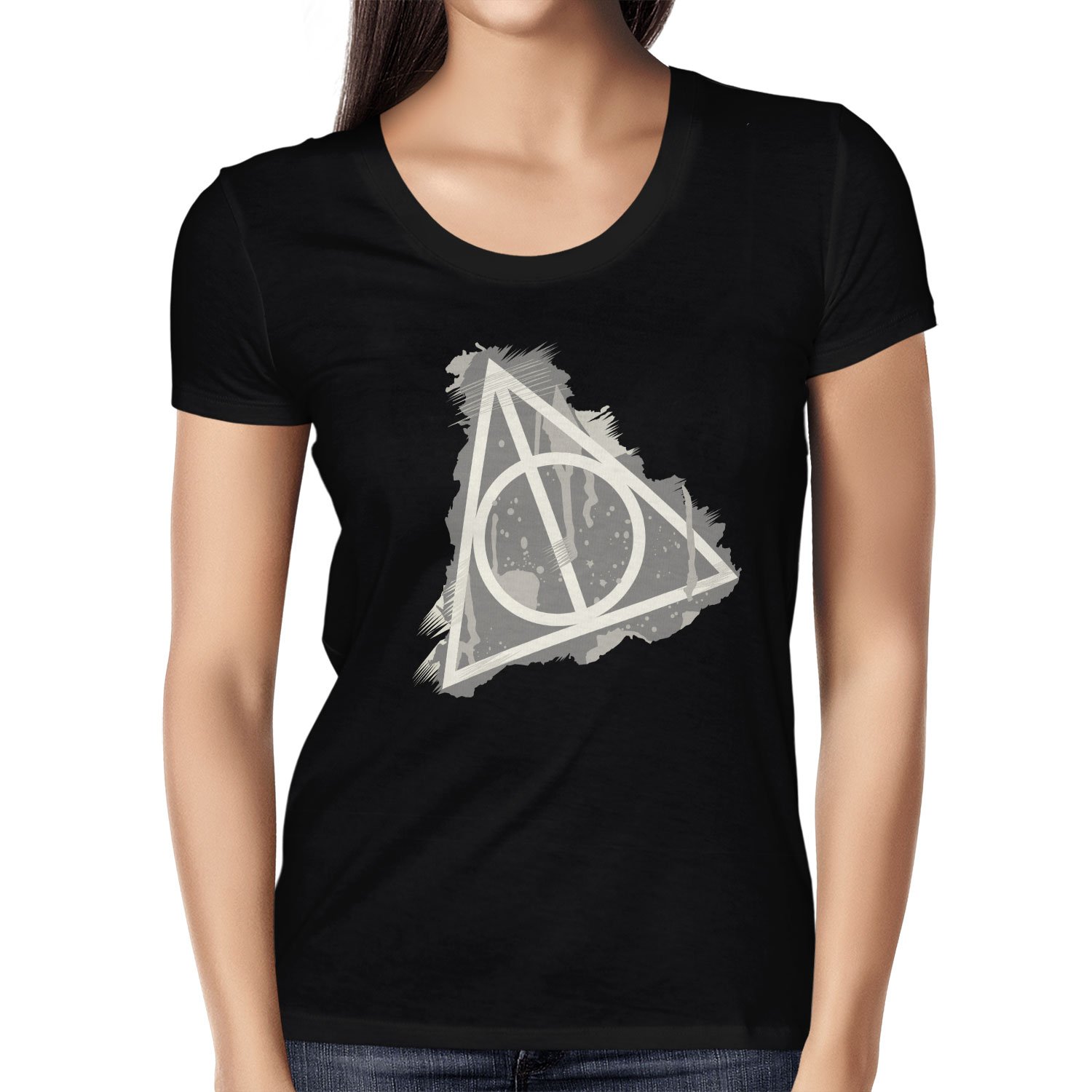 NERDO-Harrys-Sign-Splash-Damen-T-Shirt-Gre-XL-schwarz
