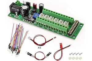 Evemodel PCB012 1set de panneau de distribution d'alimentation auto-adaptable Distributeur HO N O LED Street Light Hub DC AC Tension Train Contrôle de puissance