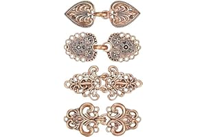 GUSXPPD 4 Pièces Clip de Cardigan, Clips Pull Vintage, Cardigan Clip, Châle Pince, Antique Écharpe Clip, Cardigan Épingle pour Femmes Filles pour Cardigans, Capes, Robes, Chemises