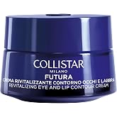 Collistar Futura Crema Revitalizante para el Contorno de Ojos y Labios, Antiarrugas, Antiedad, para Bolsas y Ojeras, Sin Sili