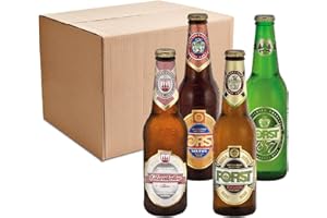 FORST Set 12 Bottiglie da 33 cl Degustazione Birra Forst Felsenkeller 1857 Kronen Sixtus Italiana Luppolo Malto Artigianale, Birra Forst 12 Bottiglie - 3,96 Litri