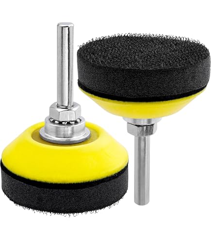 Klettaufnahme Für Bohrmaschine Klett Schleifteller 25mm – Haftteller Mit Gewinde/Schaft Für Polierer & Bohrmaschine Klettaufnahme Für Bohrmaschine Klett Schleifteller 25mm – Haftteller Mit Gewinde/Schaft Für Polierer & Bohrmaschine
