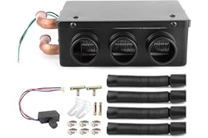 Standheizung Auto,Heizlüfter 12V,12V Kabinenheizung,Autoentfr,12V 50W Autoheizung 3-Loch Trar Winter Schnell Heizung Wär Frost Entfernen Geräus