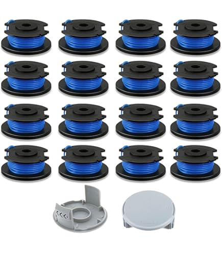 RAC125 Rasentrimmer Ersatzspulen - 3 Stück Für RLT1830H13 RLT1825LI OLT1831S