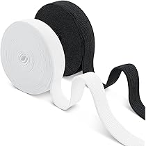 Fascia Elastica Per Cucito 2cm - 20 Iarde Di Elastico In Maglia Per Abbigliamento E Accessori - Foto 2