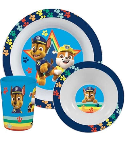 Set Pranzo Scooli Paw Patrol Per Bambini - Cestino E Borraccia, Senza BPA, Ideale Per Scuola E Asilo