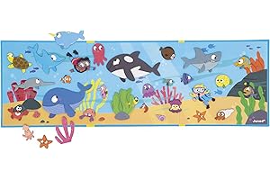 Janod Magnéti'Stories Fondos Marinos - Juego Magnético Educativo 30 Imanes - Juguete Infantil de Cartón FSC - Desarrolla la Imaginación y la Motricidad Fina - A Partir de 3 Años - J05448